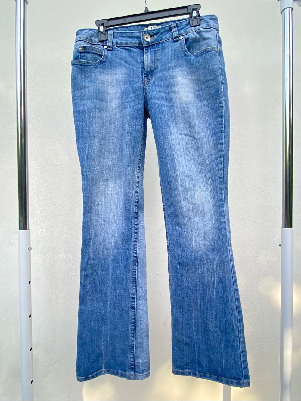 Y2K l.e.i Blue Denim Low arise Bootcut Jeans Size 13